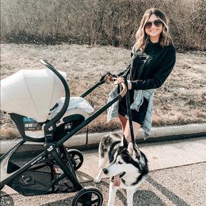 Black sweatshirt dress